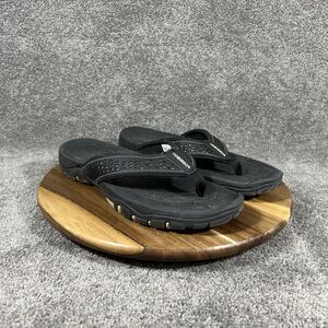 Hobibear Men’s Size EU 42 US 9 Black Casual Beach Outdoor Thong Flip Flops Used
